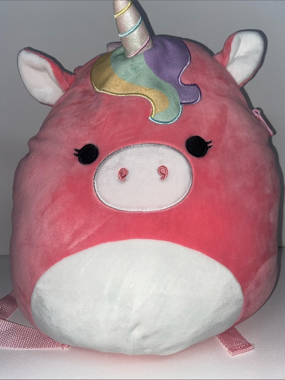 Plush Pink Unicorn Backpack Plush